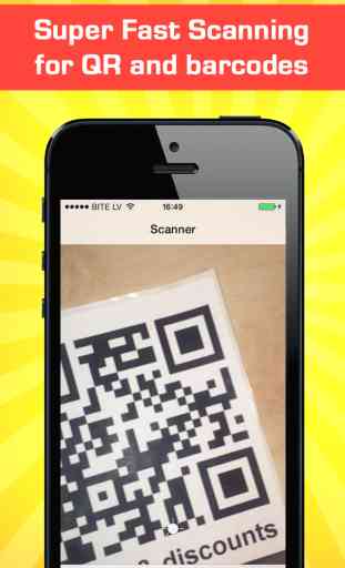 QR Code Scanner App and Barcode Reader for iPhone. 1