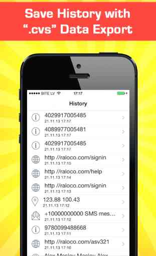 QR Code Scanner App and Barcode Reader for iPhone. 3