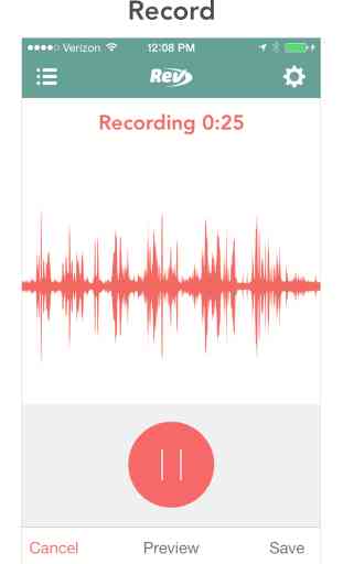 Rev Voice Recorder: Audio Transcription and Dictation 1