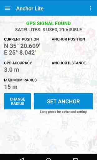 Anchor Watch / SMS / Alarm 1