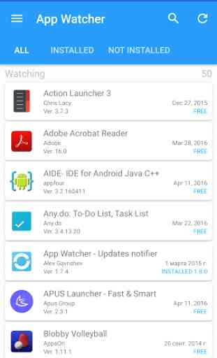 App Watcher - Updates notifier 1
