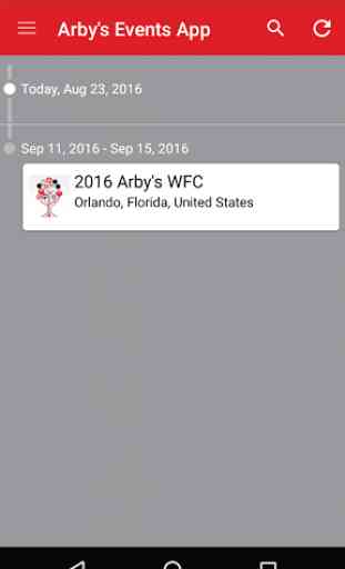Arby's Events App 2