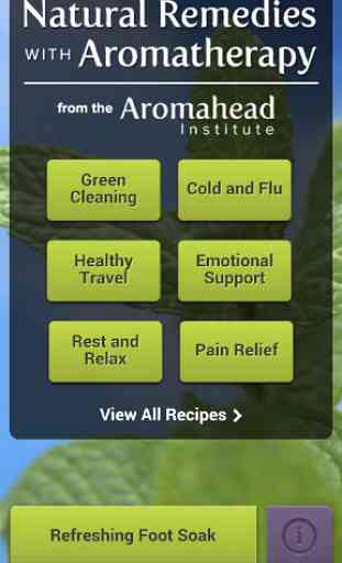 Aromahead's Natural Remedies 1