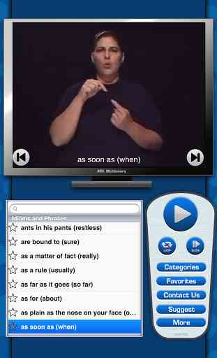ASL Dictionary for Tablets 3