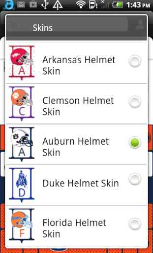 Auburn Helmet Skin 3