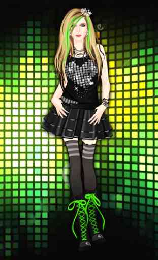 Avril Lavigne Dress up game 1