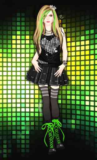 Avril Lavigne Dress up game 2