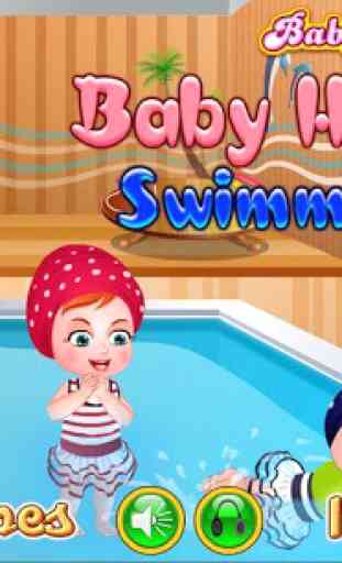 Baby Hazel Swimming Time 4
