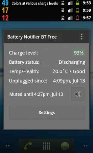 Battery Notifier BT Free 2