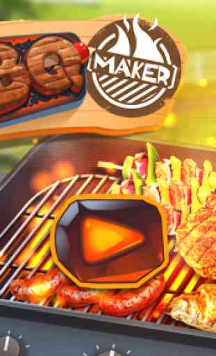 BBQ Grill Cooker-Cooking Game 1