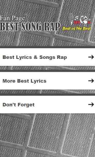Best Lyrics & Song Rap 1