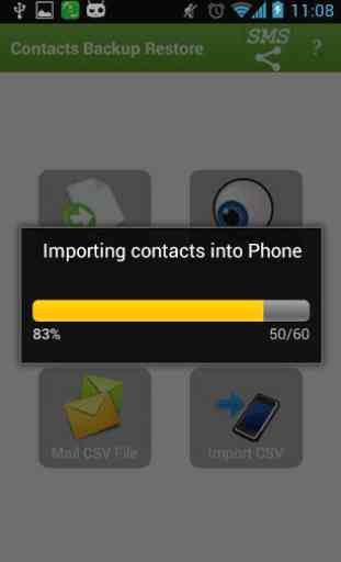 Contacts Backup & Restore Lite 3