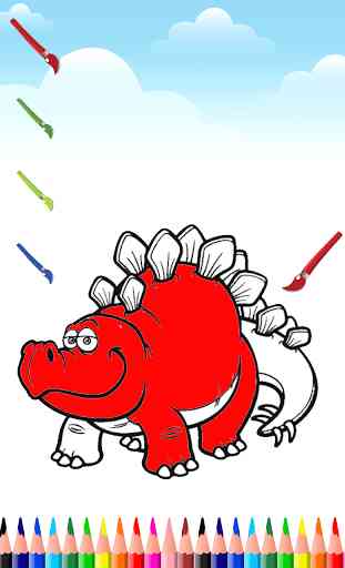 Dinosaur Coloring Game For Kid 1