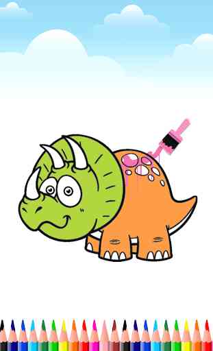 Dinosaur Coloring Game For Kid 2