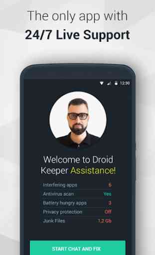 Droid Keeper Assistance 1