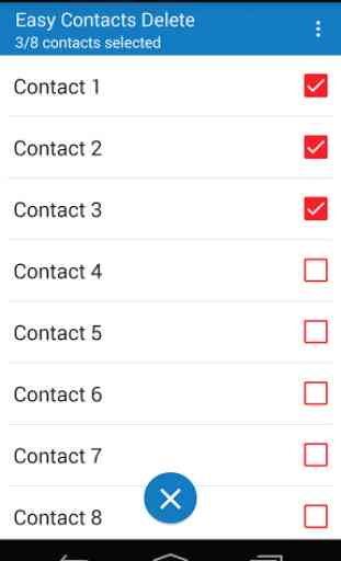 Easy Contacts Delete 2