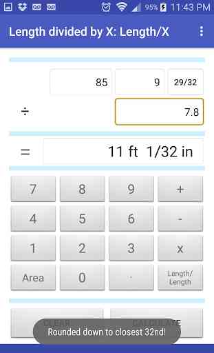 Feet and Inches Calculator 3