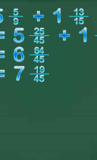 Fraction Calculator & progress 4