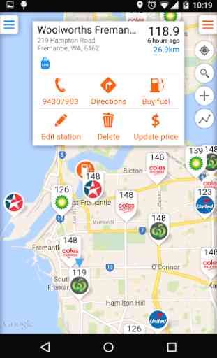 Fuel Map Australia 2