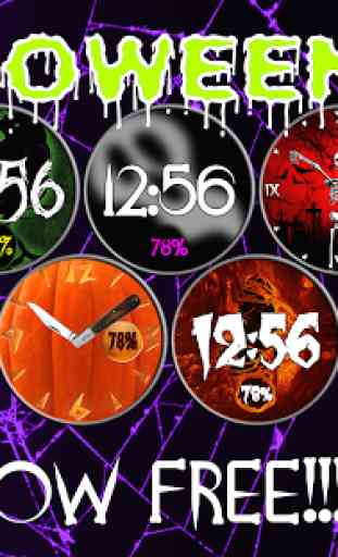 Halloween Watch Face Pack Free 1