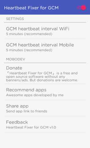Heartbeat Fixer for GCM 1