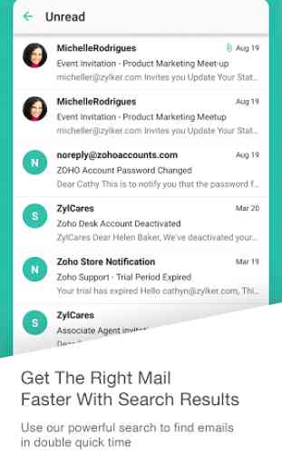 Inbox Insight for Zoho Mail 3