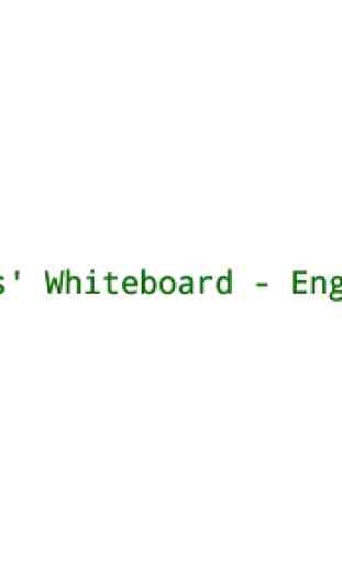 Lucas' Whiteboard - English 4