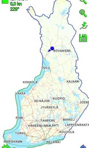 Mapitare Road Map Finland 1