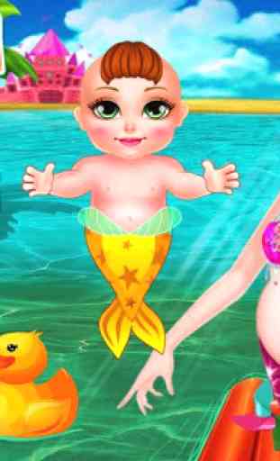 Mermaid Driping Nursing-Baby 1