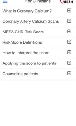 MESA CHD Risk Score 4