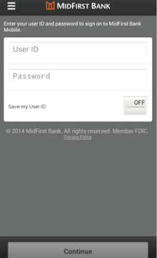 MidFirst Bank Mobile 1