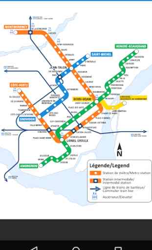 Montreal Metro Map 1