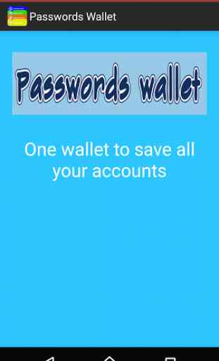 Password Wallet 1