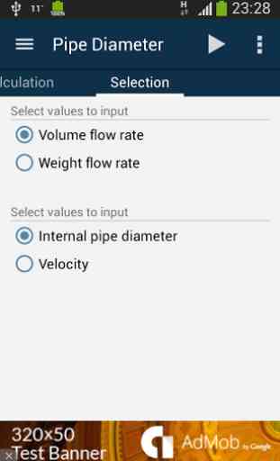 Pipe Diameter Calculator 2