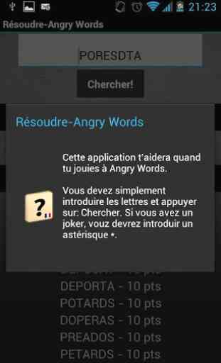 Résoudre-Angry Words 2