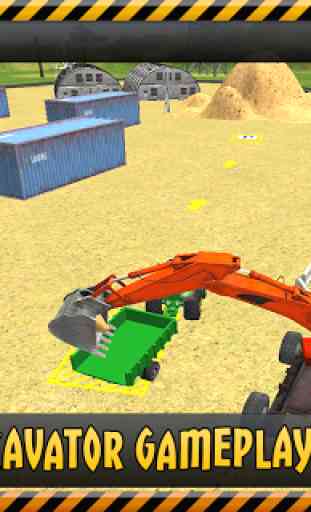 Sand Excavator Crane Simulator 3