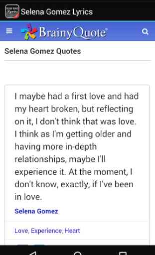 Selena Gomez Lyrics 4