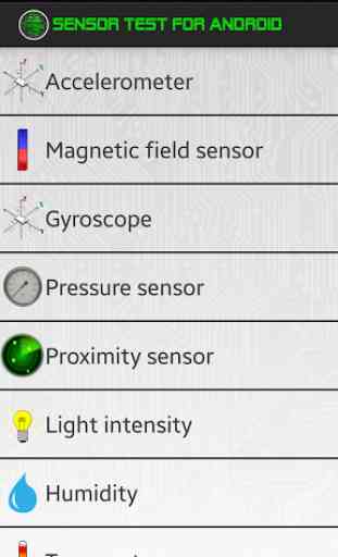 Sensor Test for Android 1
