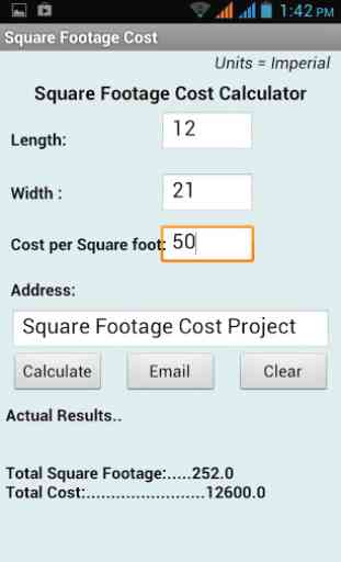 Square Footage Calculator 2