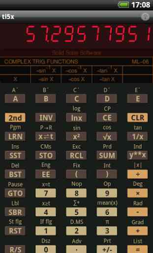 TI-58C/59 Calculator Emulator 2