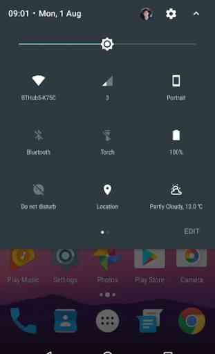 Weather Quick Settings Tile 2