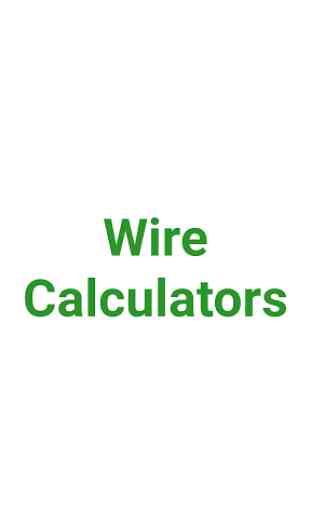 Wire Calculator 1