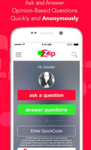 Zip: The Question Answer App 1
