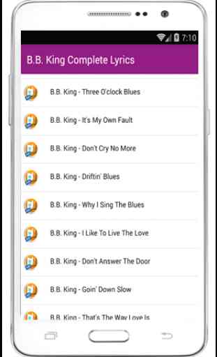 B.B. King Complete Lyrics 2