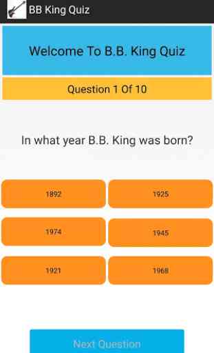 B.B. King Quiz 1
