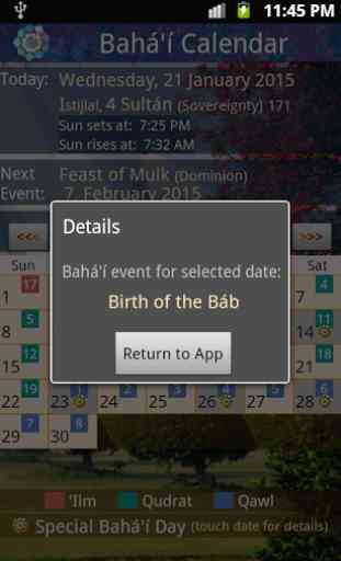 Bahá’í Calendar 4