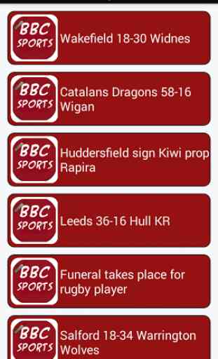 BBC Sports  Latest RSS Feeds 3
