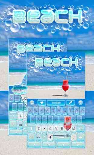 Beach GO Keyboard Theme 1