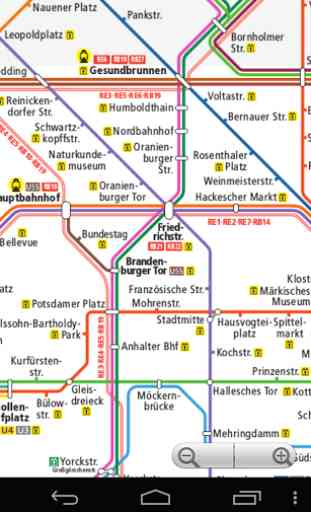 Berlin subway route network 3