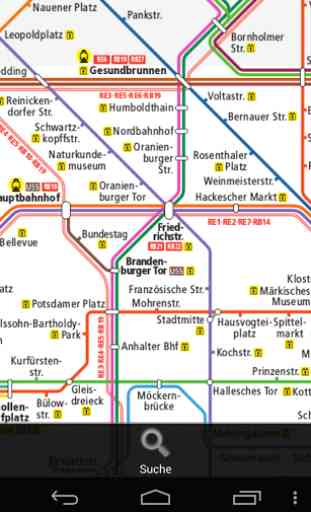Berlin subway route network 4